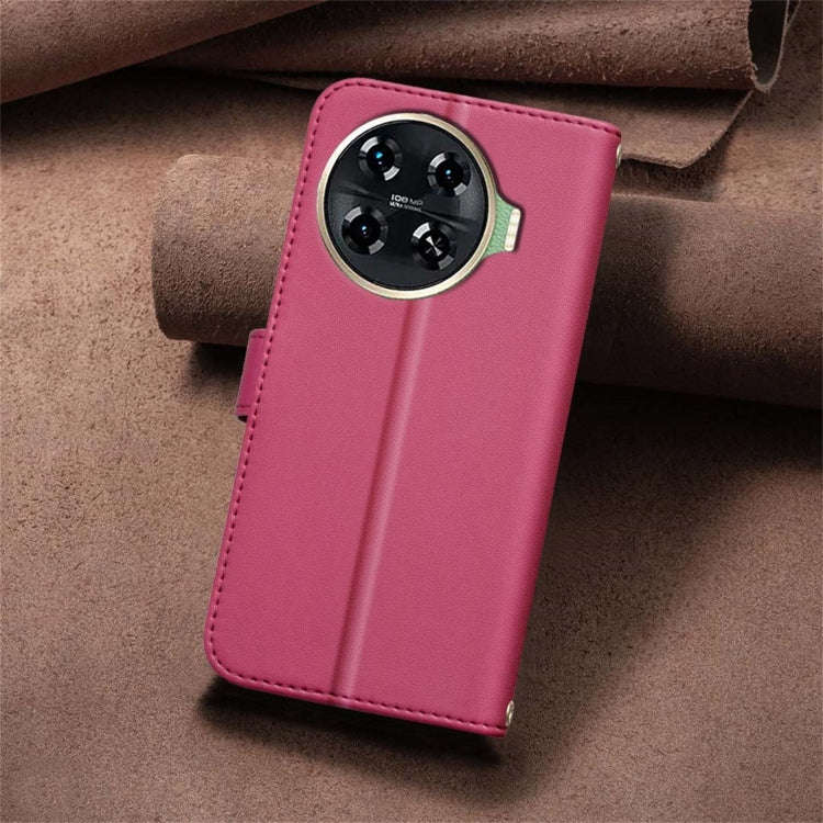 For Tecno Spark 20 Pro+ Square Texture Leather Phone Case(Red)