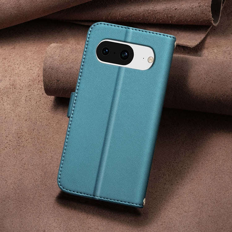 For Google Pixel 8 Square Texture Leather Phone Case(Green)