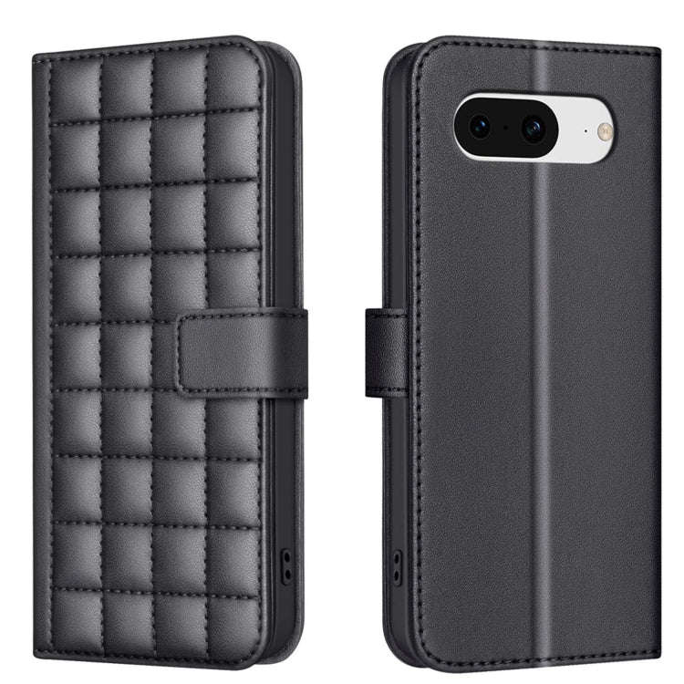 For Google Pixel 8 Square Texture Leather Phone Case(Black)