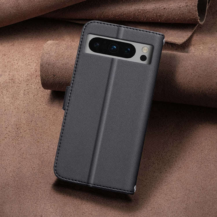 For Google Pixel 8 Pro Square Texture Leather Phone Case(Black)