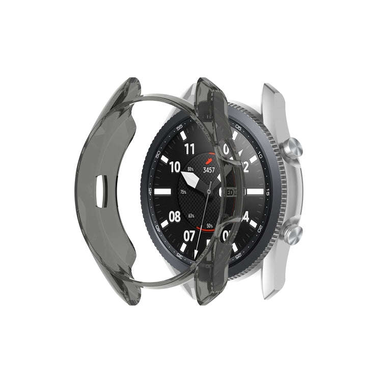 For Samsung Galaxy Watch 3 41mm Transparent TPU Watch Case(Black)