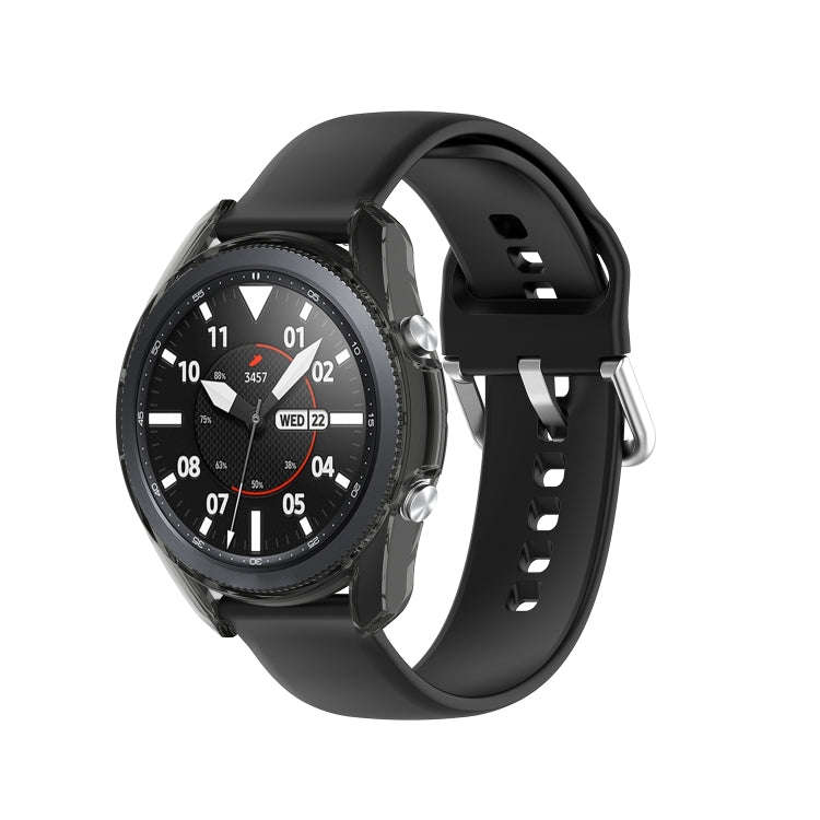 For Samsung Galaxy Watch 3 41mm Transparent TPU Watch Case(Black)