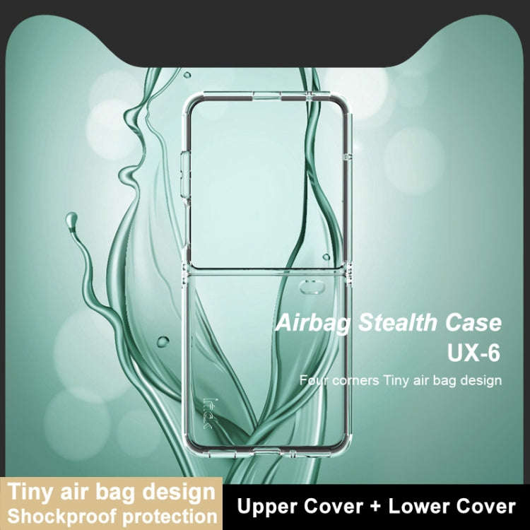 For Honor Magic V Flip imak UX-6 series All-inclusive Shockproof Airbag TPU Invisible Phone Case(...