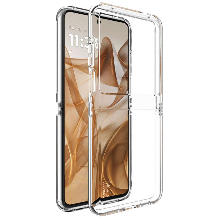 For Motorola Razr 50 imak UX-6 series All-inclusive Shockproof Airbag TPU Invisible Phone Case(Tr...