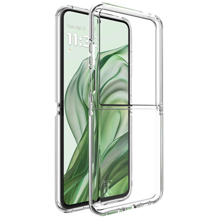 For Motorola Razr 50 Ultra imak UX-6 series All-inclusive Shockproof Airbag TPU Invisible Phone C...