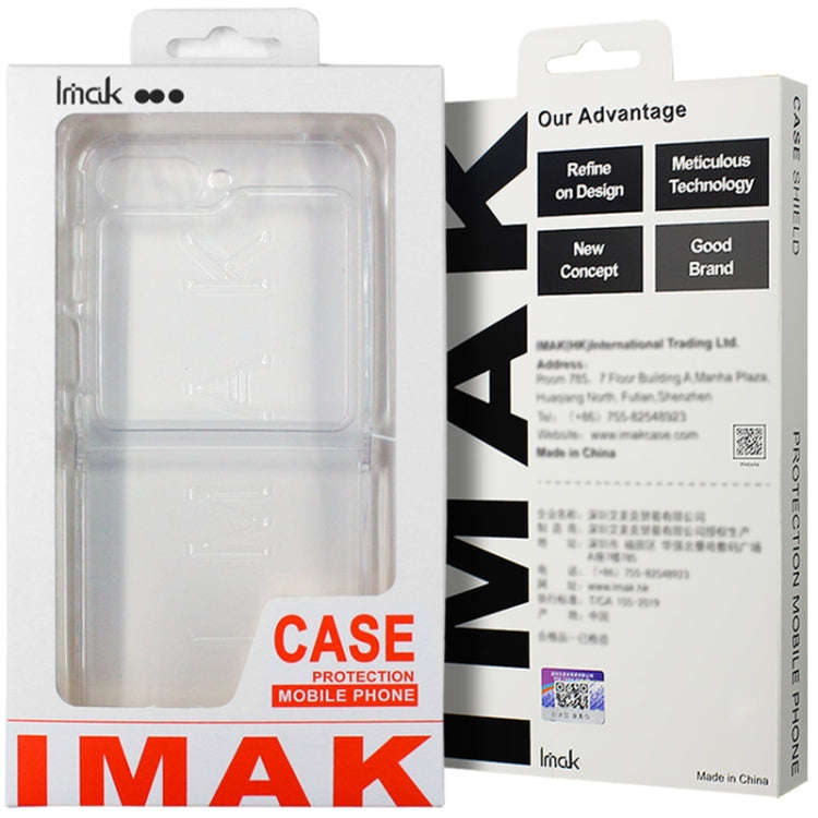 For Motorola Razr 50 Ultra imak UX-6 series All-inclusive Shockproof Airbag TPU Invisible Phone C...