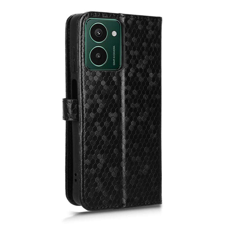 For HMD Pulse Pro / Pulse / Pulse+ Honeycomb Dot Texture Leather Phone Case(Black)