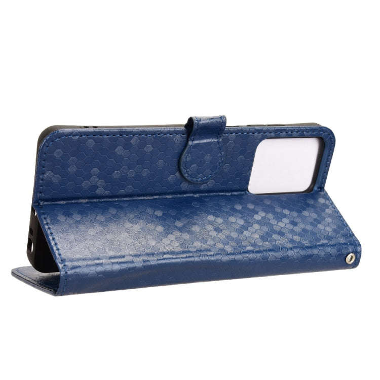 For HMD Pulse Pro / Pulse / Pulse+ Honeycomb Dot Texture Leather Phone Case(Blue)