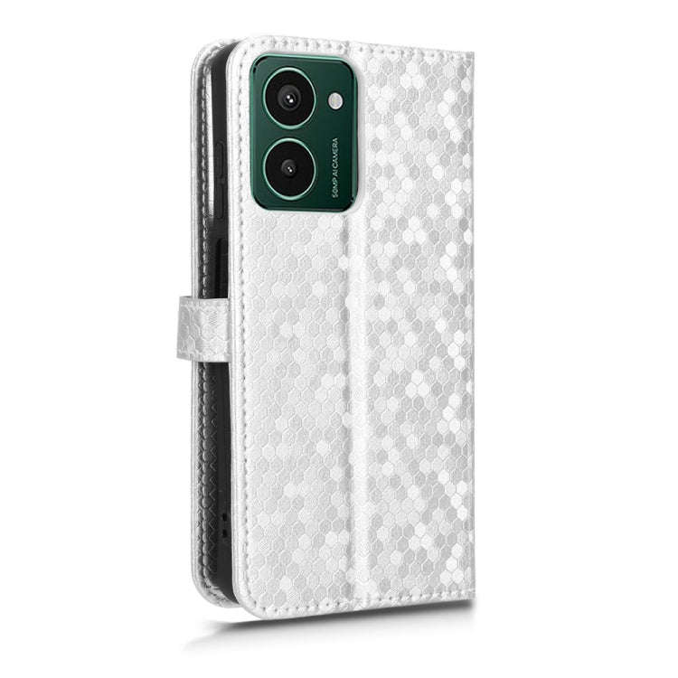 For HMD Pulse Pro / Pulse / Pulse+ Honeycomb Dot Texture Leather Phone Case(Silver)