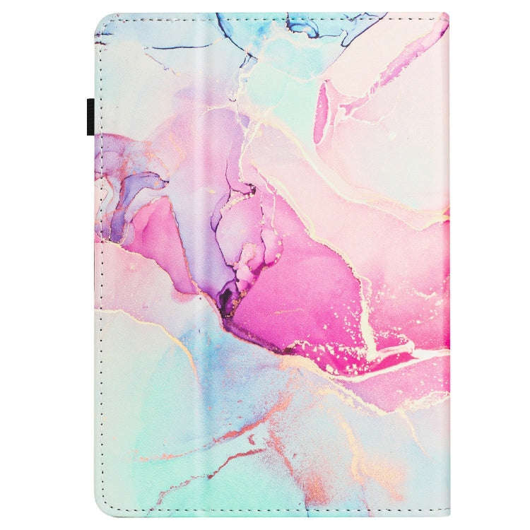 For Amazon Kindle Paperwhite 5 2021 Marble Litchi Leather Smart Tablet Case(Pink)