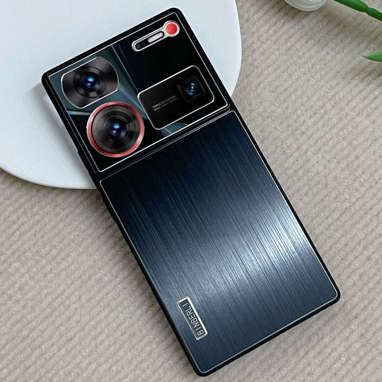 For ZTE nubia Z60 Ultra / Z60 Ultra Leading PC Hybrid Aluminum Alloy Brushed Shockproof Phone Cas...