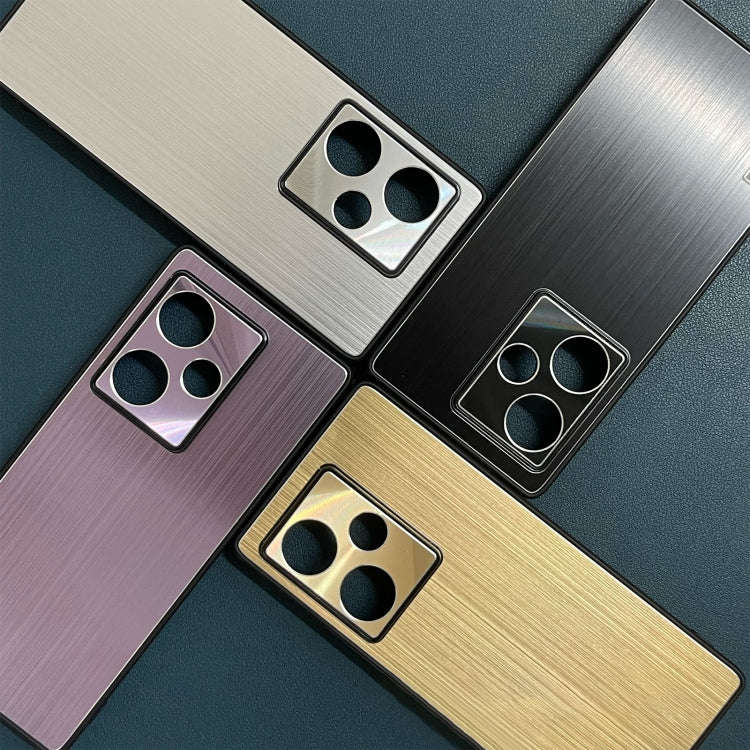 For ZTE nubia Z60 Ultra / Z60 Ultra Leading PC Hybrid Aluminum Alloy Brushed Shockproof Phone Cas...