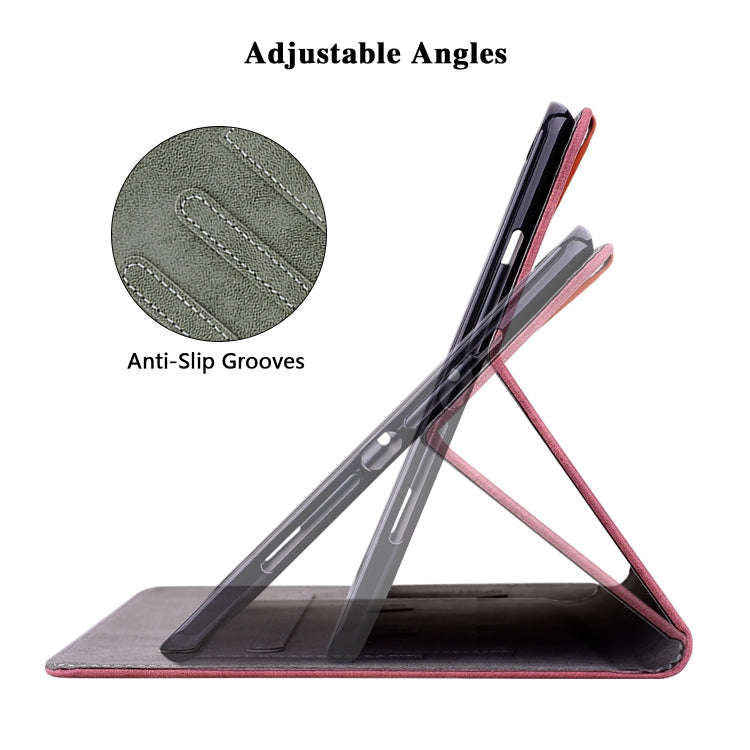 For itel Pad One 10.1 Tiger Pattern Flip Leather Tablet Case(Red)