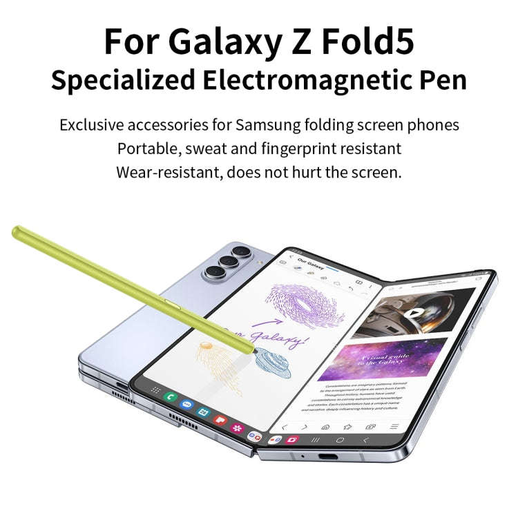 For Samsung Galaxy Z Fold5 Special Electromagnetic Stylus Pen(Green)