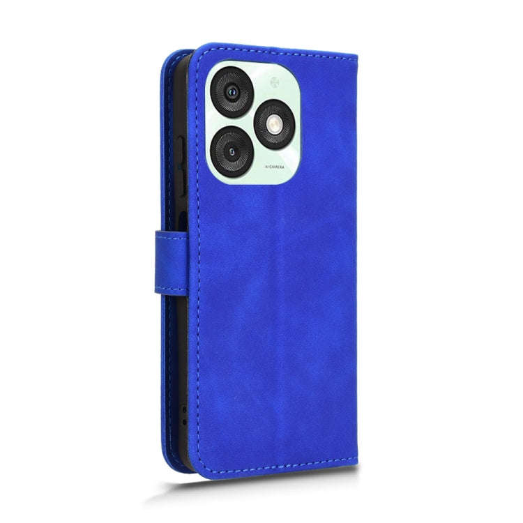 For itel A50 Skin Feel Magnetic Flip Leather Phone Case(Blue)