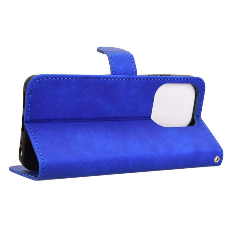 For itel A50 Skin Feel Magnetic Flip Leather Phone Case(Blue)