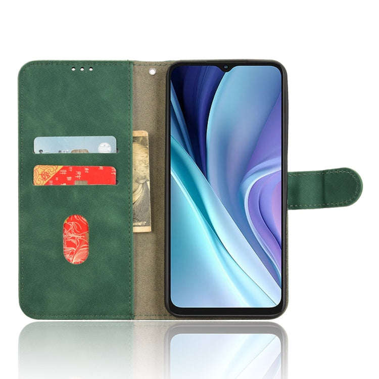 For itel A50 Skin Feel Magnetic Flip Leather Phone Case(Green)