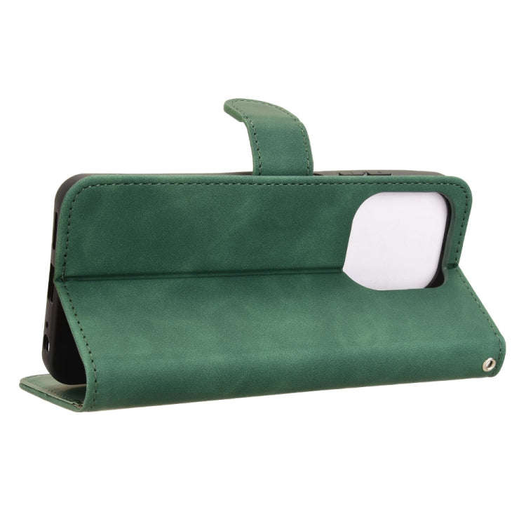 For itel A50 Skin Feel Magnetic Flip Leather Phone Case(Green)