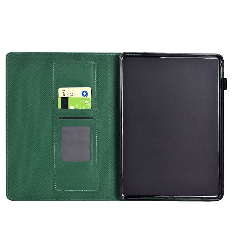 For Amazon Kindle Paperwhite 4 / 3 / 2 / 1 Solid Color Fiber Texture Smart Tablet Leather Case(Gr...