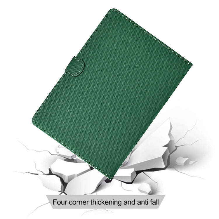 For Amazon Kindle Paperwhite 4 / 3 / 2 / 1 Solid Color Fiber Texture Smart Tablet Leather Case(Gr...