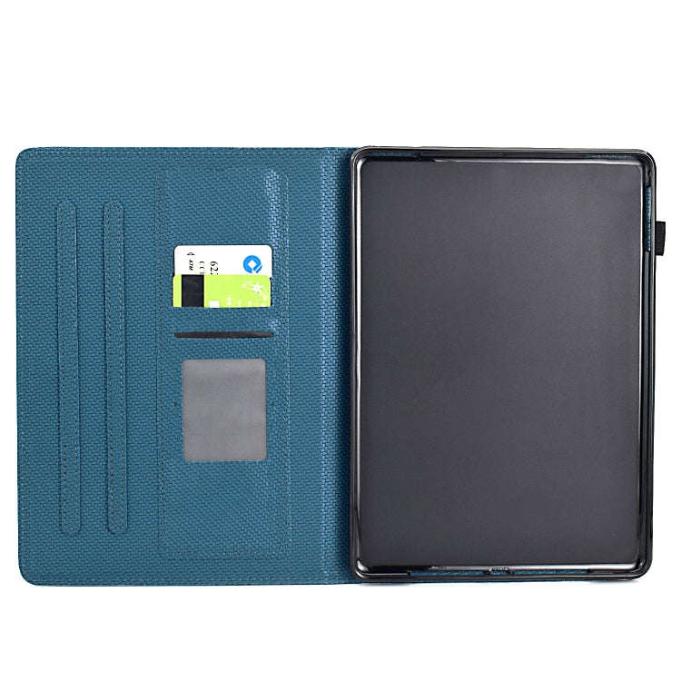 For Amazon Kindle Paperwhite 4 / 3 / 2 / 1 Solid Color Fiber Texture Smart Tablet Leather Case(Ro...
