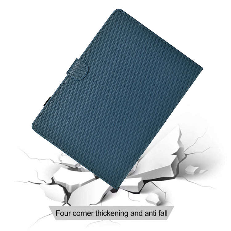 For Amazon Kindle Paperwhite 4 / 3 / 2 / 1 Solid Color Fiber Texture Smart Tablet Leather Case(Ro...