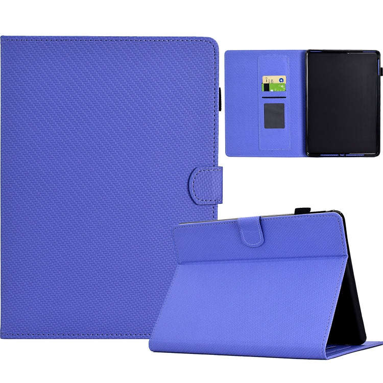 For Amazon Kindle Paperwhite 4 / 3 / 2 / 1 Solid Color Fiber Texture Smart Tablet Leather Case(Pu...