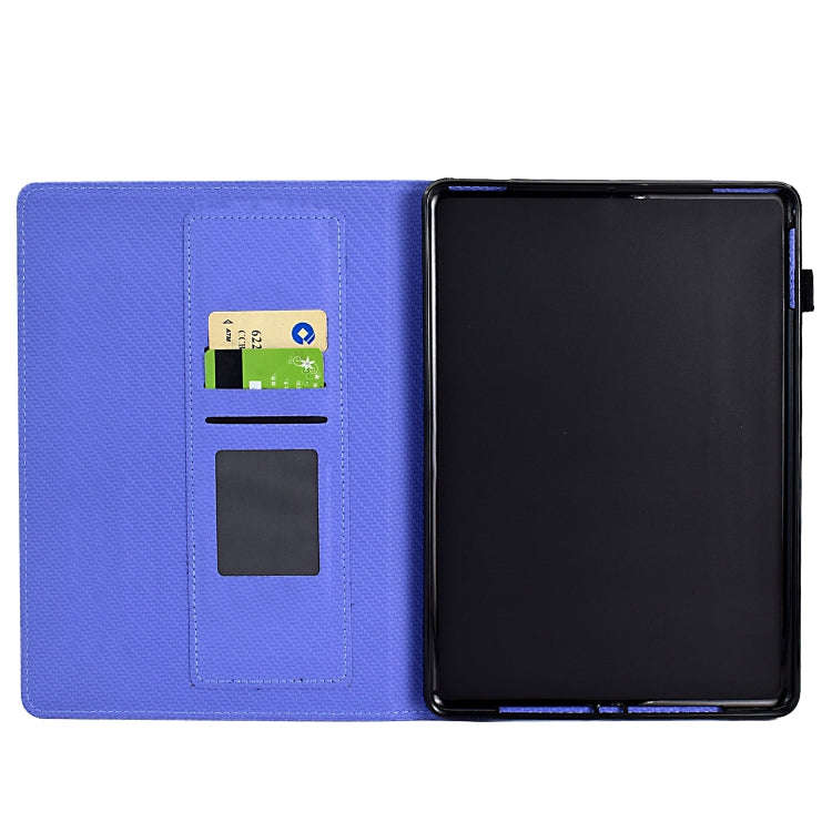 For Amazon Kindle Paperwhite 4 / 3 / 2 / 1 Solid Color Fiber Texture Smart Tablet Leather Case(Pu...