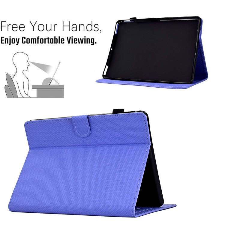 For Amazon Kindle Paperwhite 4 / 3 / 2 / 1 Solid Color Fiber Texture Smart Tablet Leather Case(Pu...
