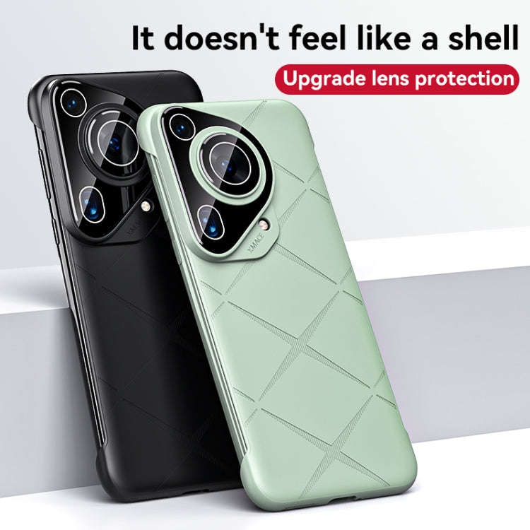 For Huawei Pura 70 Ultra Borderless Upshrink Camera Protection Phone Case(Silver)