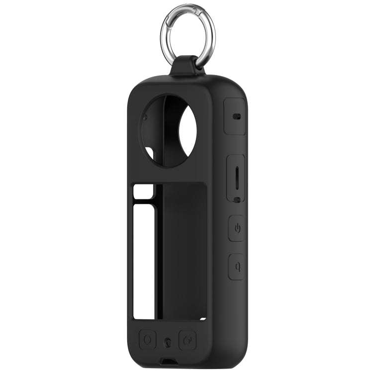For Insta 360 X4 Portable Silicone Protective Case(Black)