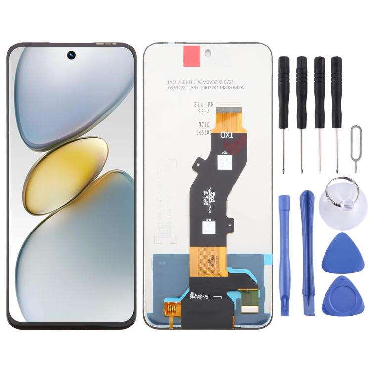 For Tecno Spark GO 2025 OEM LCD Screen with Digitizer Full Assembly
