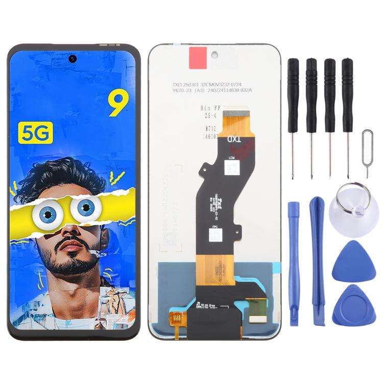For Tecno Pop 9 4G OEM LCD Screen with Digitizer Full Assembly