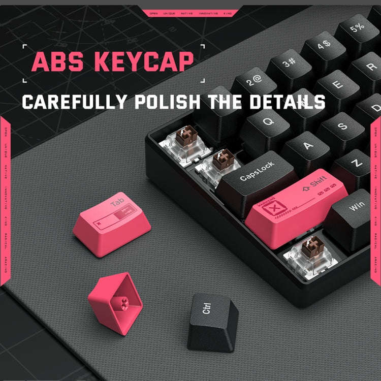 ONIKUMA G55 61 Keys RGB Colorful Lighting Wired Gaming Mechanical Keyboard(Black)