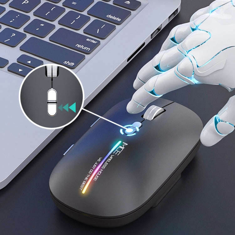 iMICE G901 Bluetooth Dual Mode 7-Button Silent Wireless Gaming Mouse(Black)