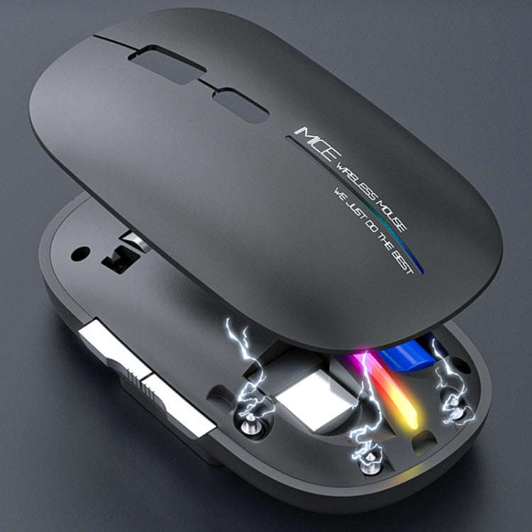 iMICE G901 Bluetooth Dual Mode 7-Button Silent Wireless Gaming Mouse(Black)