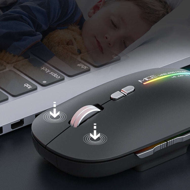 iMICE G901 Bluetooth Dual Mode 7-Button Silent Wireless Gaming Mouse(Black)