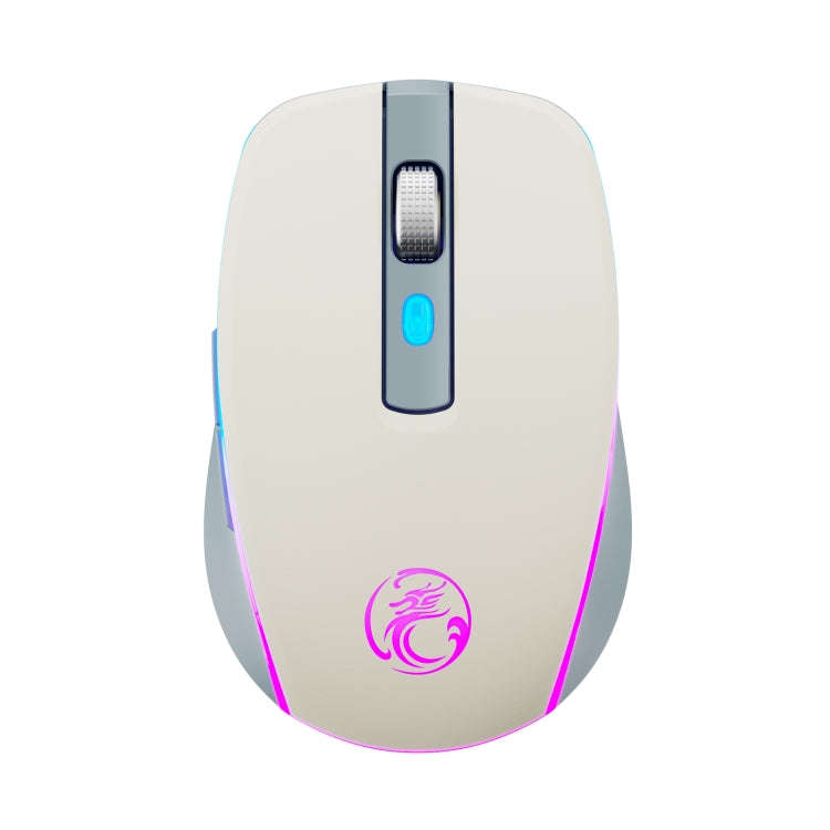 iMICE G903 2.4G Single Mode 6-key Silent Wireless Gaming Mouse(Beige)