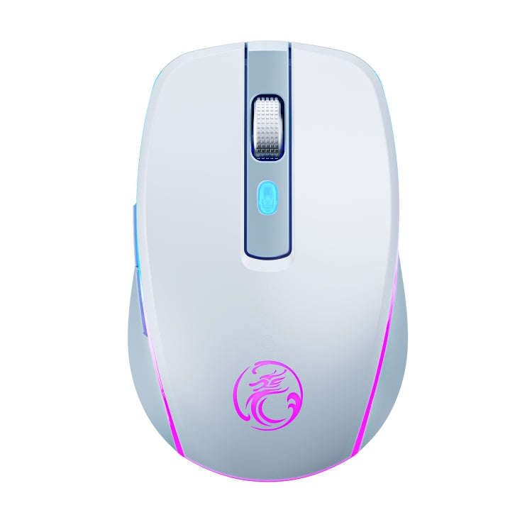 iMICE G903 Bluetooth Dual Mode 6-key Silent Wireless Gaming Mouse(Silver)