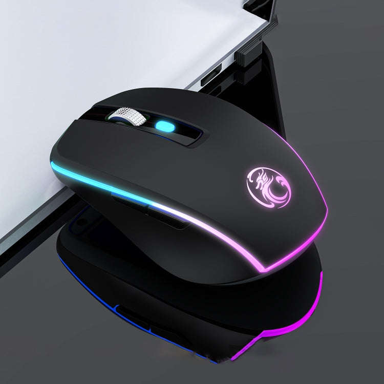 iMICE G903 Bluetooth Dual Mode 6-key Silent Wireless Gaming Mouse(Black)