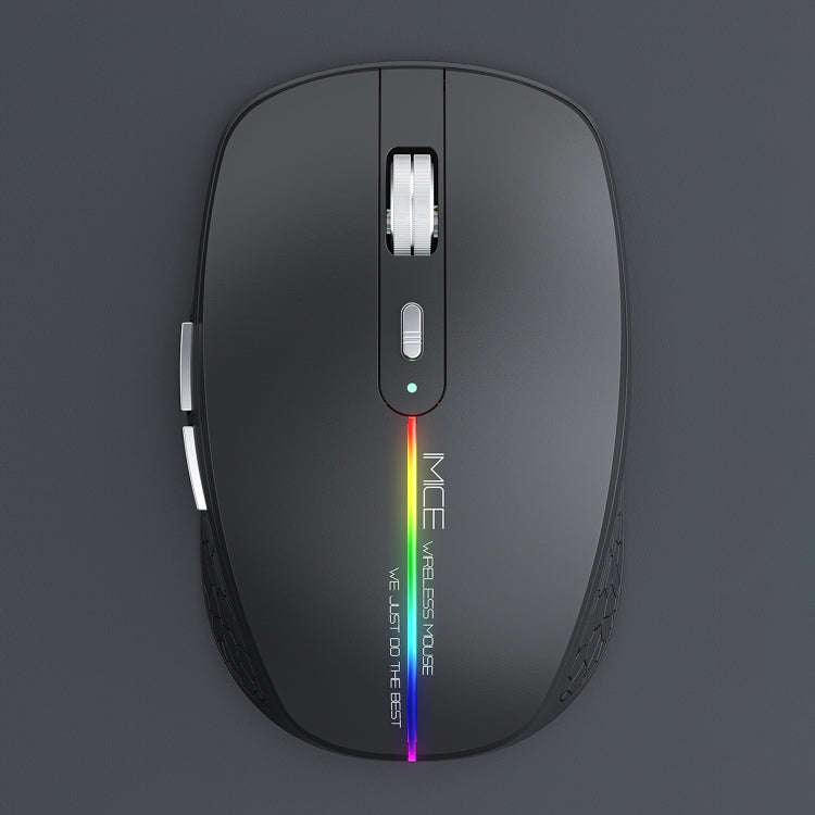 iMICE G904 Dual Mode 6-Key Silent Wireless Gaming Mouse(Black)