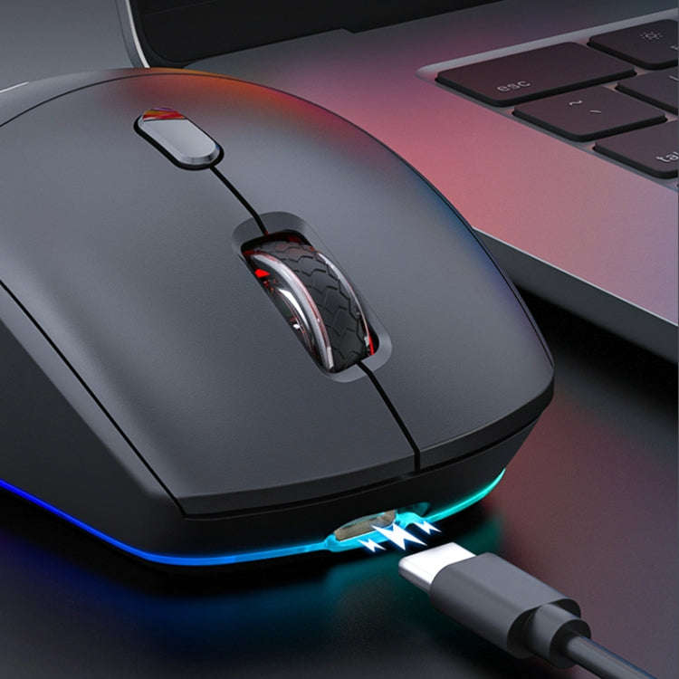 iMICE G905 Bluetooth Dual Mode 6-Key Silent Wireless Gaming Mouse(Black)