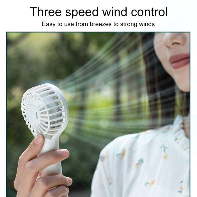 N605 Handheld Type-C Charging Portable Small Fan(Pink)