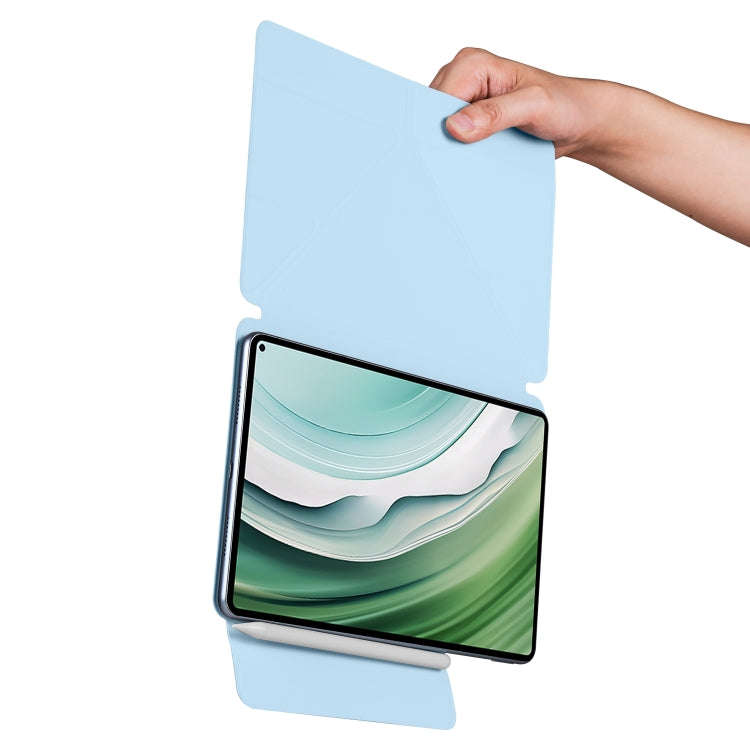 For Huawei MatePad Pro 11 2024 / 2022 Fixed Buckle Magnetic Deformation Leather Tablet Case(Ice B...