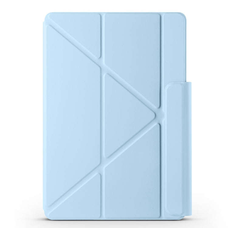 For Huawei MatePad 11.5 / 11.5S Fixed Buckle Magnetic Deformation Leather Tablet Case(Ice Blue)