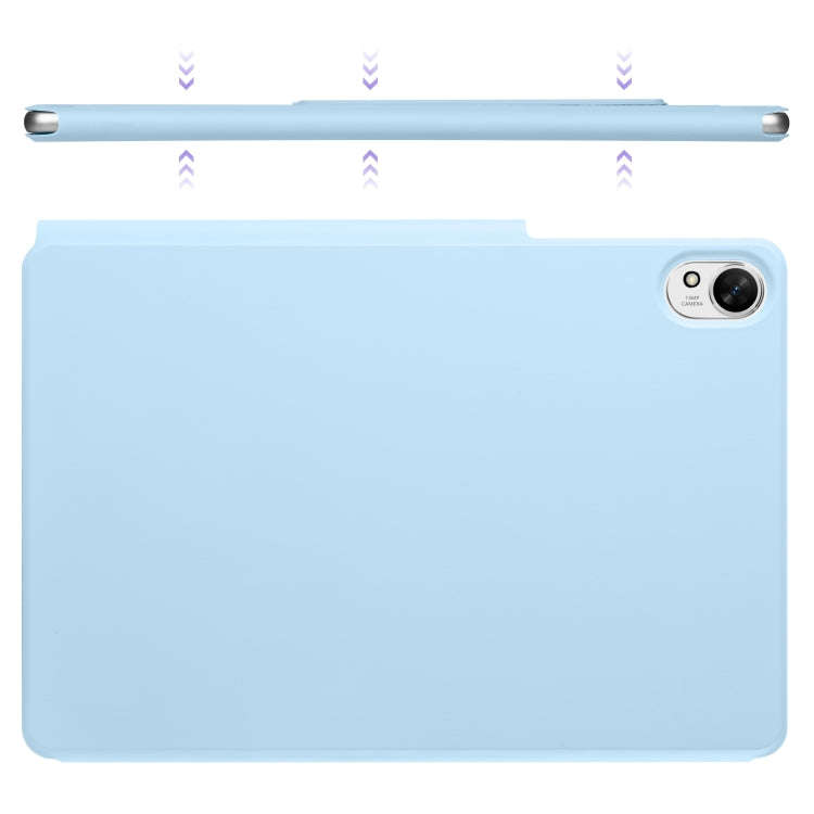 For Huawei MatePad 11.5 / 11.5S Fixed Buckle Magnetic Deformation Leather Tablet Case(Ice Blue)