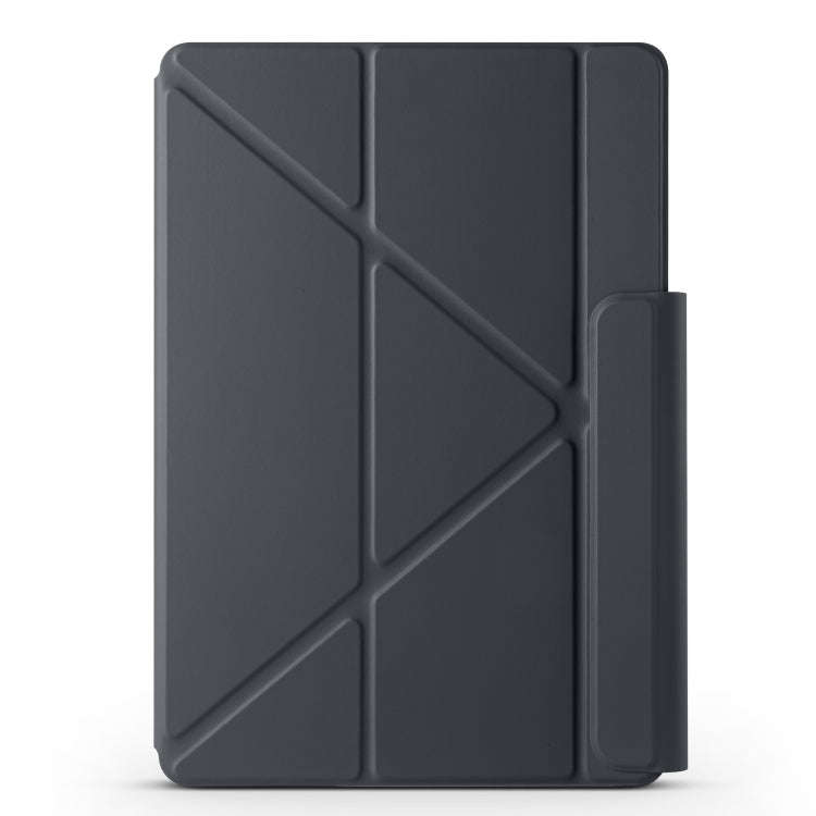 For Huawei MatePad 11.5 / 11.5S Fixed Buckle Magnetic Deformation Leather Tablet Case(Black)