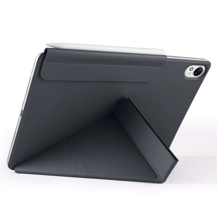For Huawei MatePad 11.5 / 11.5S Fixed Buckle Magnetic Deformation Leather Tablet Case(Black)