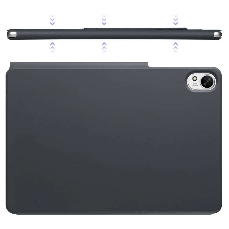 For Huawei MatePad 11.5 / 11.5S Fixed Buckle Magnetic Deformation Leather Tablet Case(Black)