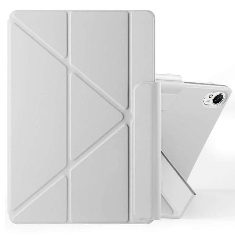 For Huawei MatePad 11.5 / 11.5S Fixed Buckle Magnetic Deformation Leather Tablet Case(Grey)